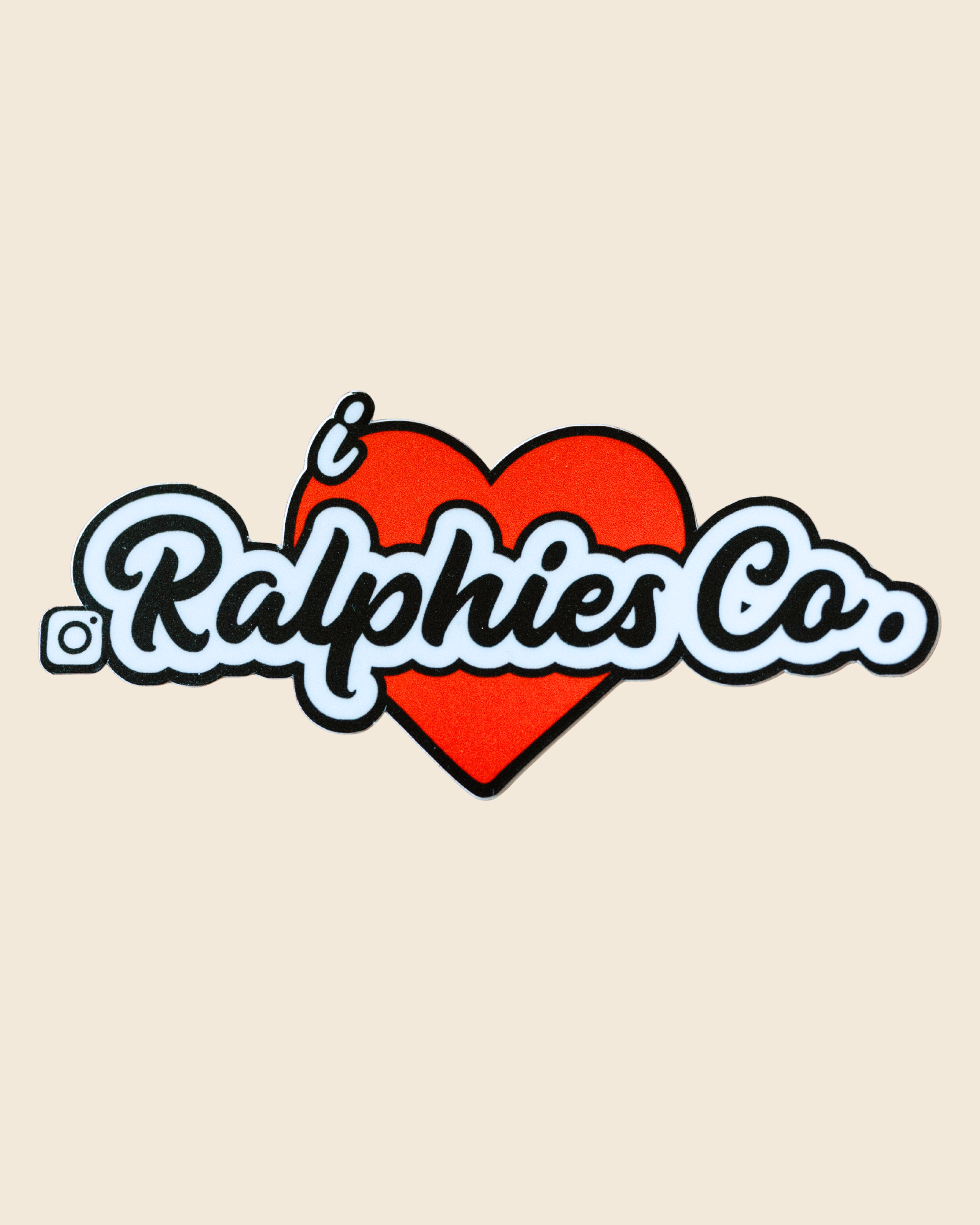 I ❤️ Ralphies Co. Sticker